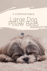 Large Dog Pillow Bed
