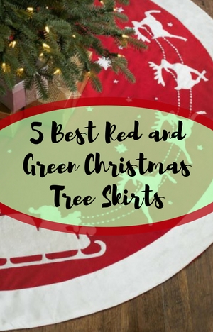 Best Red and Green Christmas Tree Skirt